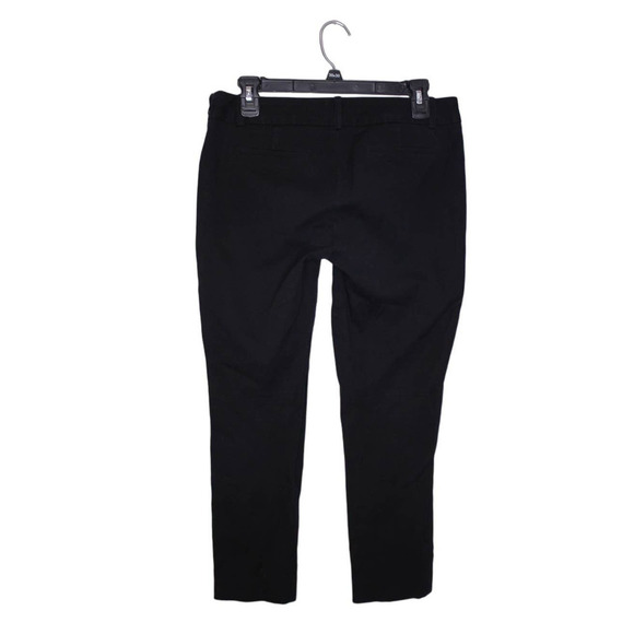 J Crew Stretch Cropped Pants Black Size 6 - Picture 2 of 3